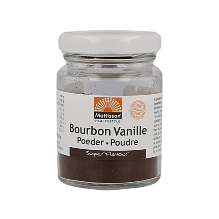 Mattisson Bourbon vanille poeder bio 30 Gram