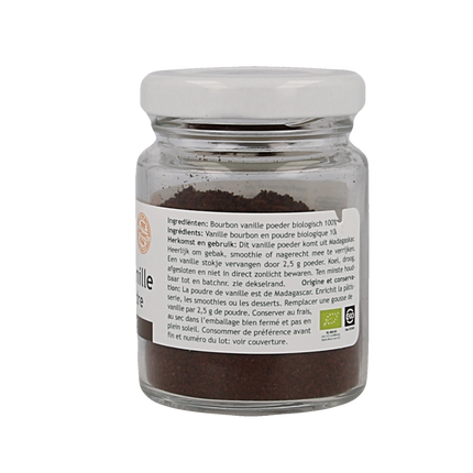 Mattisson Bourbon vanille poeder bio 30 Gram