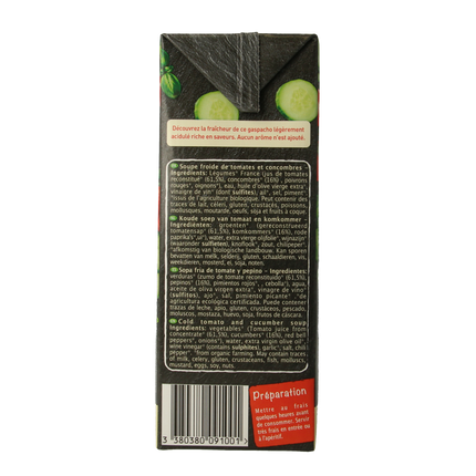 Primeal Gaspacho tomaat komkommer bio 1 Liter