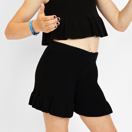 Black Knitted Beach Shorts - €55.95 - eco-winkel.nl