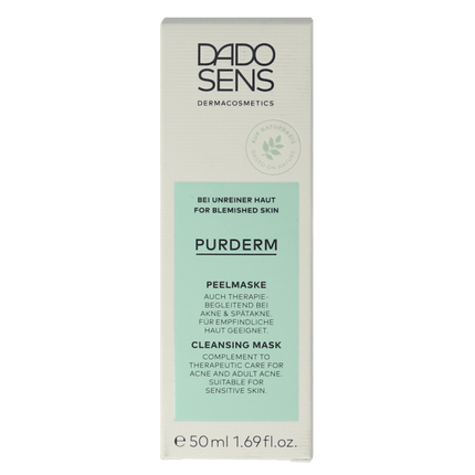 Dado Sens Purderm cleansing mask bio 50 Milliliter - €14.21 - eco-winkel.nl