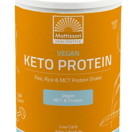 Mattisson Vegan Keto protein shake - pea, rice & MCT 350 Gram - €14.82 - eco-winkel.nl