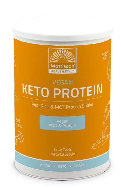 Mattisson Vegan Keto protein shake - pea, rice & MCT 350 Gram - €14.82 - eco-winkel.nl