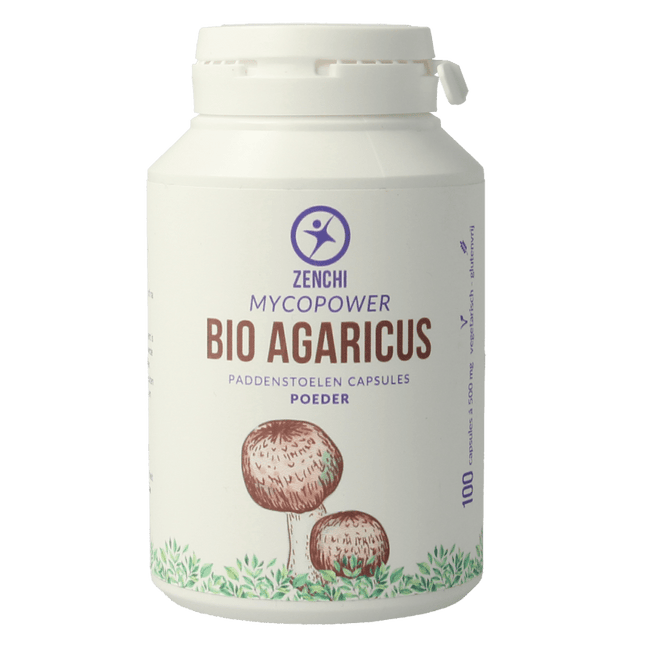 Mycopower Agaricus blazei bio 100 Capsules - €21.33 - eco-winkel.nl
